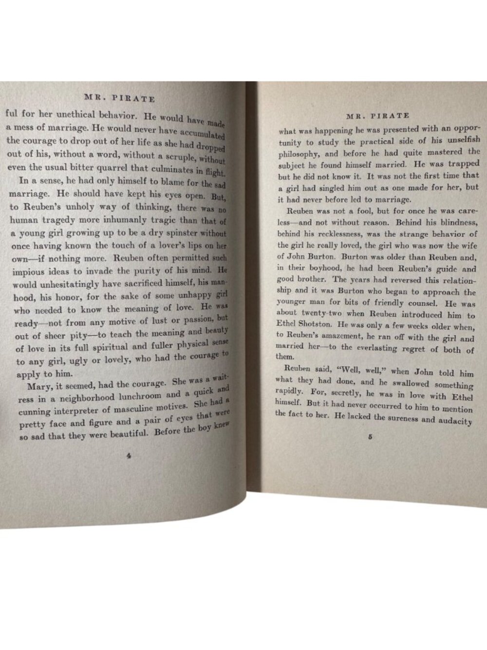 Mr Pirate A Romance 1937 First Edition Hardcover By A.B. Shiffrin Dust Jacket - Picture 9 of 16